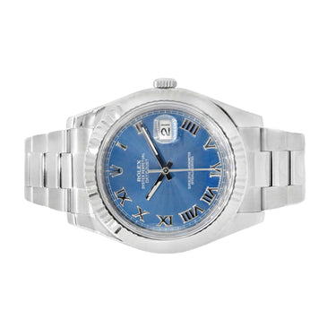 Rolex Datejust 41mm Blue Roman Oystersteel